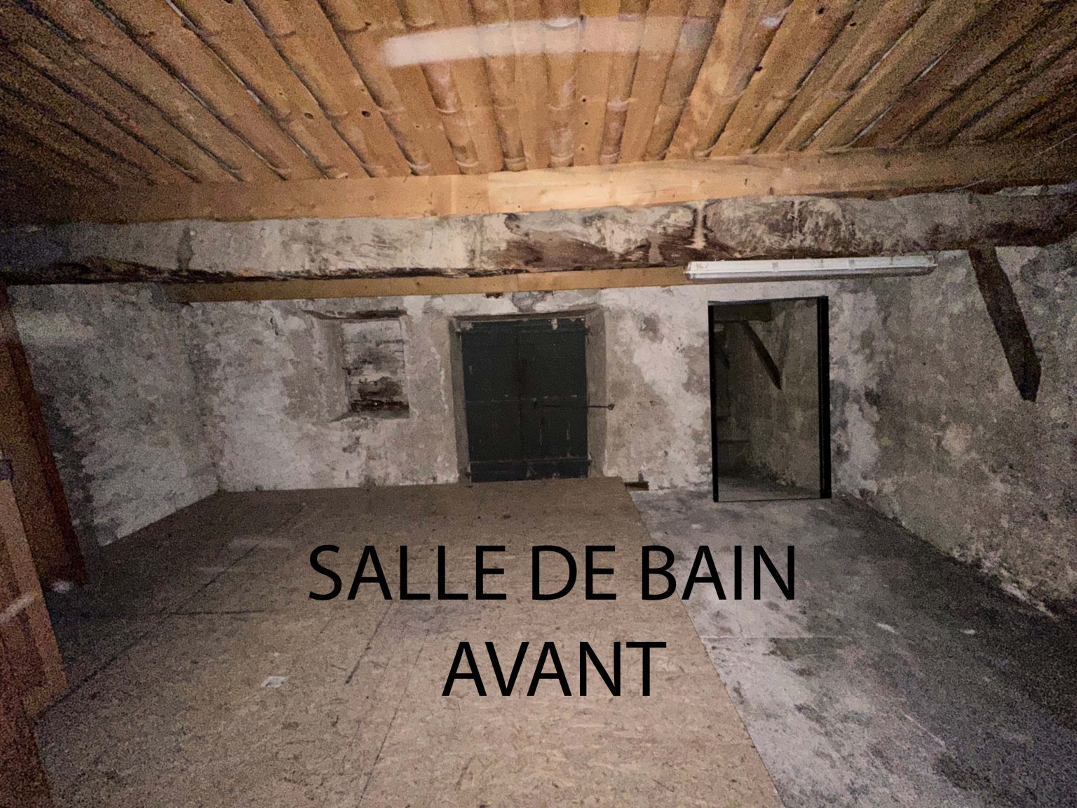 salle de bain avant rénovation
