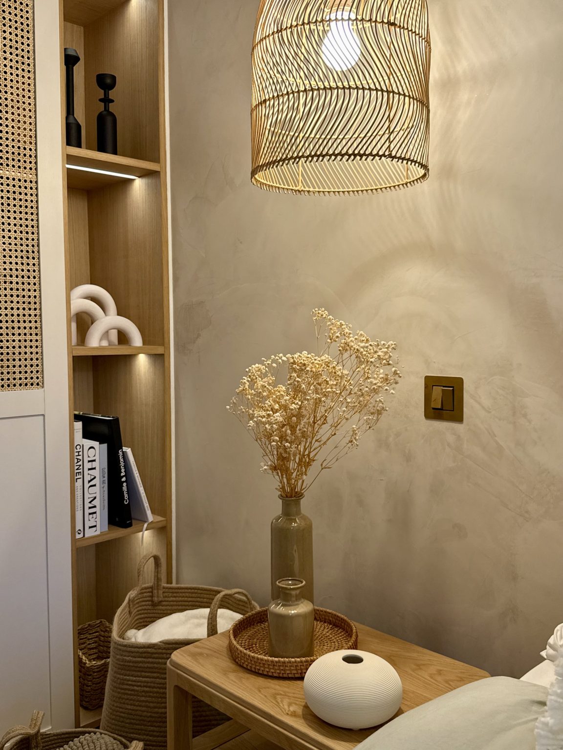 Détail de décoration – suite parentale Lumea à Saint-Paul-de-Vence