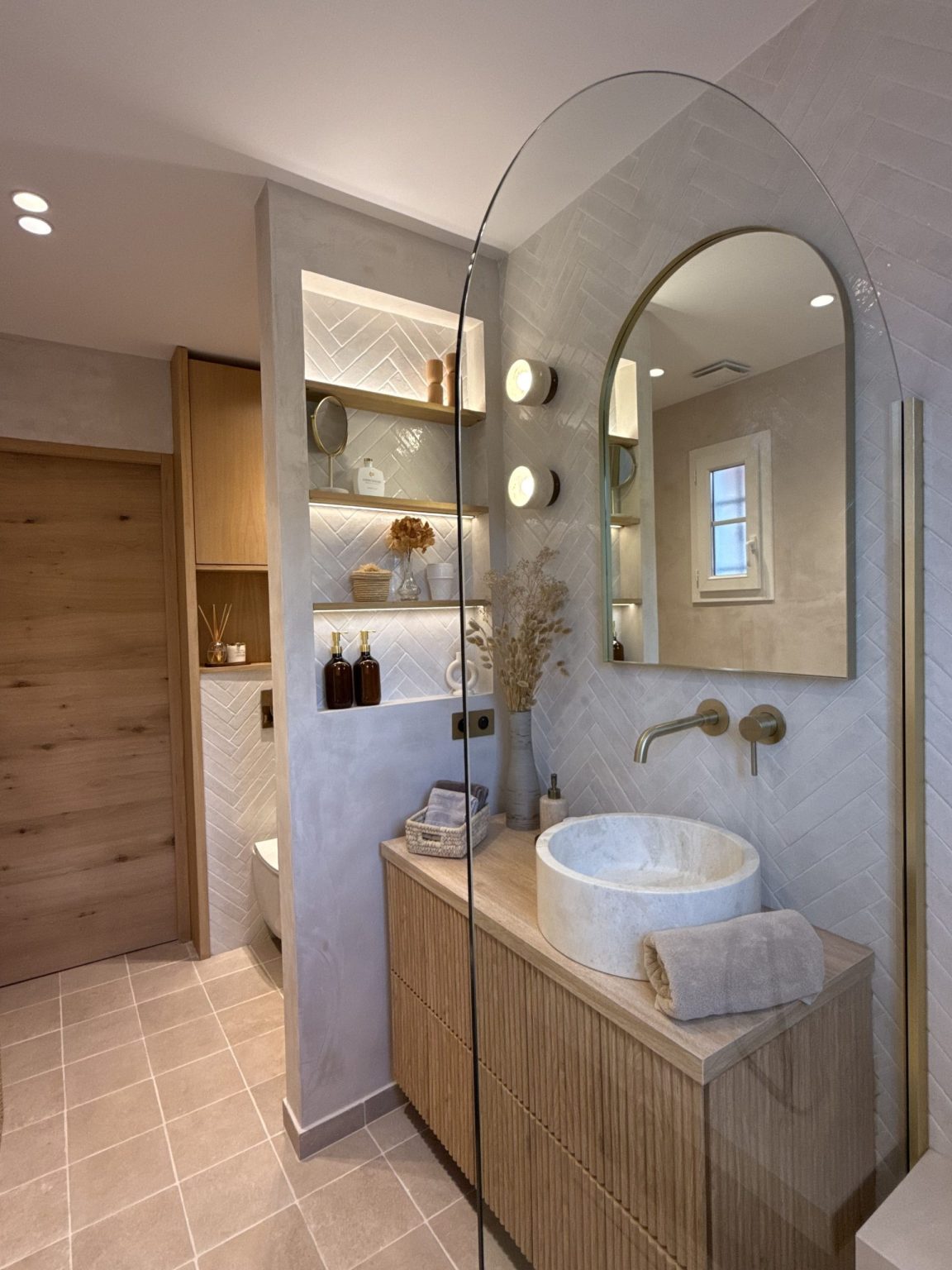 Salle de bain rénovée – suite parentale Lumea à Saint-Paul-de-Vence
