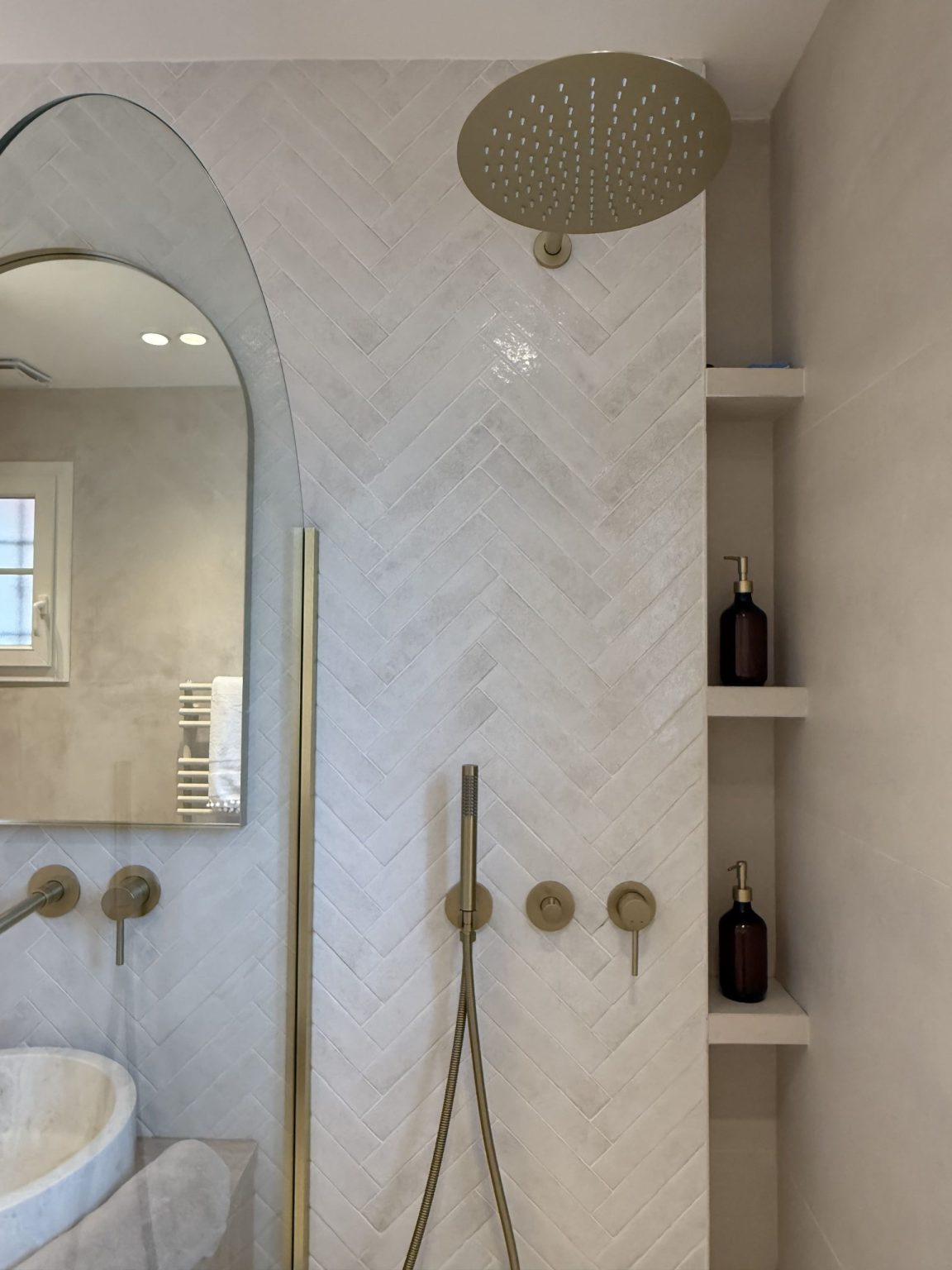Salle de bain rénovée – suite parentale Lumea à Saint-Paul-de-Vence