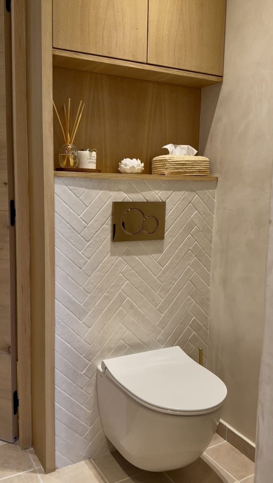 Salle de bain zellige – suite parentale Lumea à Saint-Paul-de-Vence