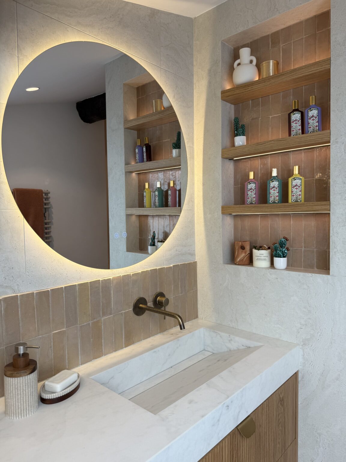 Salle de bain rénovée – villa Solea à Saint-Paul-de-Vence