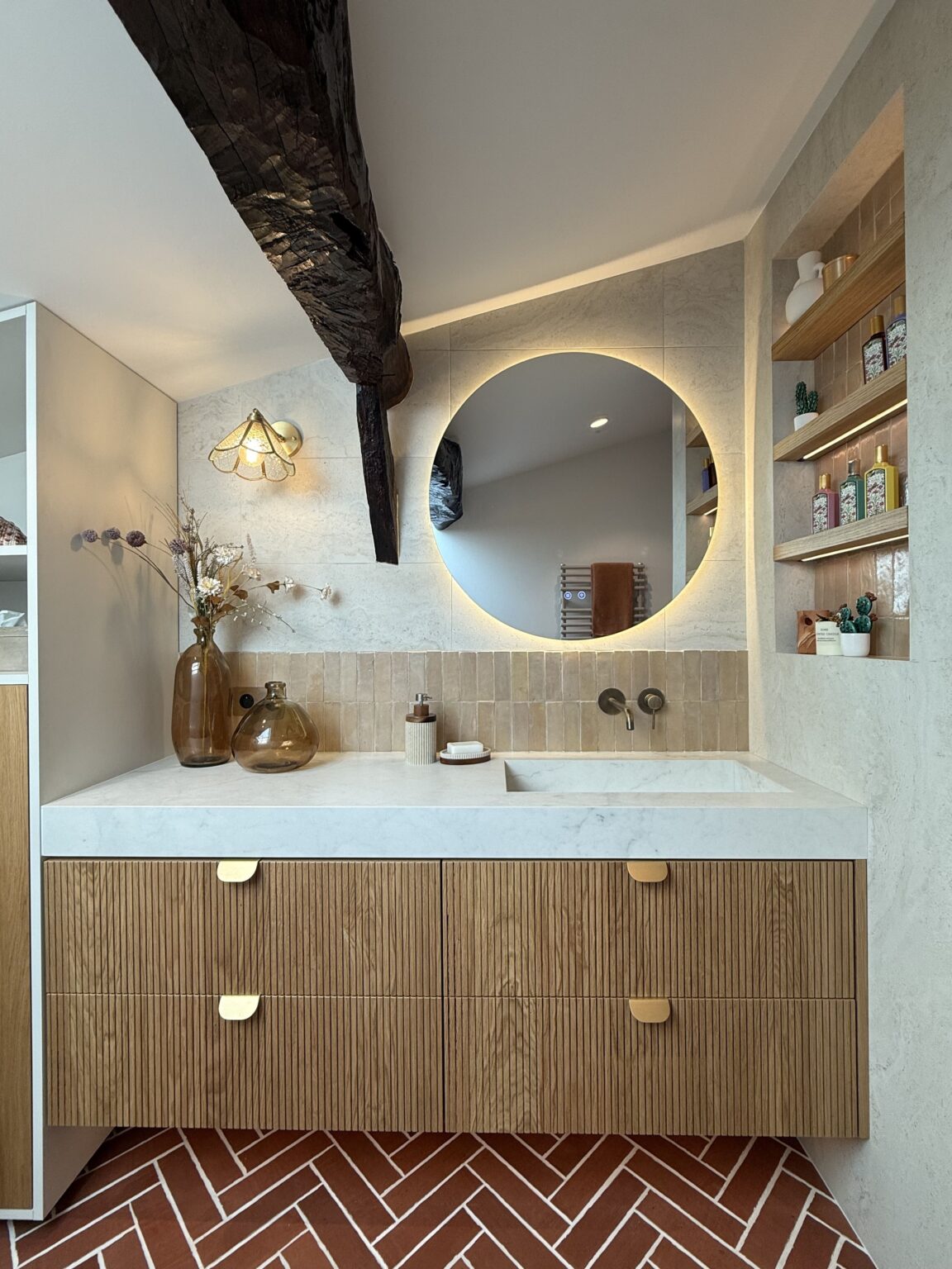 Salle de bain rénovée – villa Solea à Saint-Paul-de-Vence