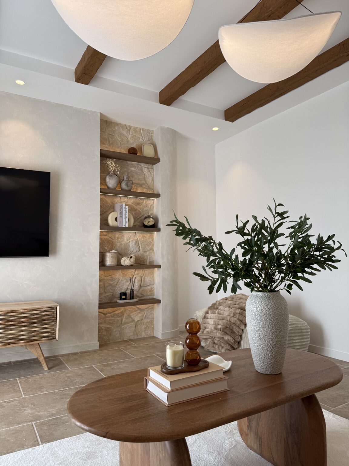 Rénovation d'un salon à Saint-Paul-de-Vence