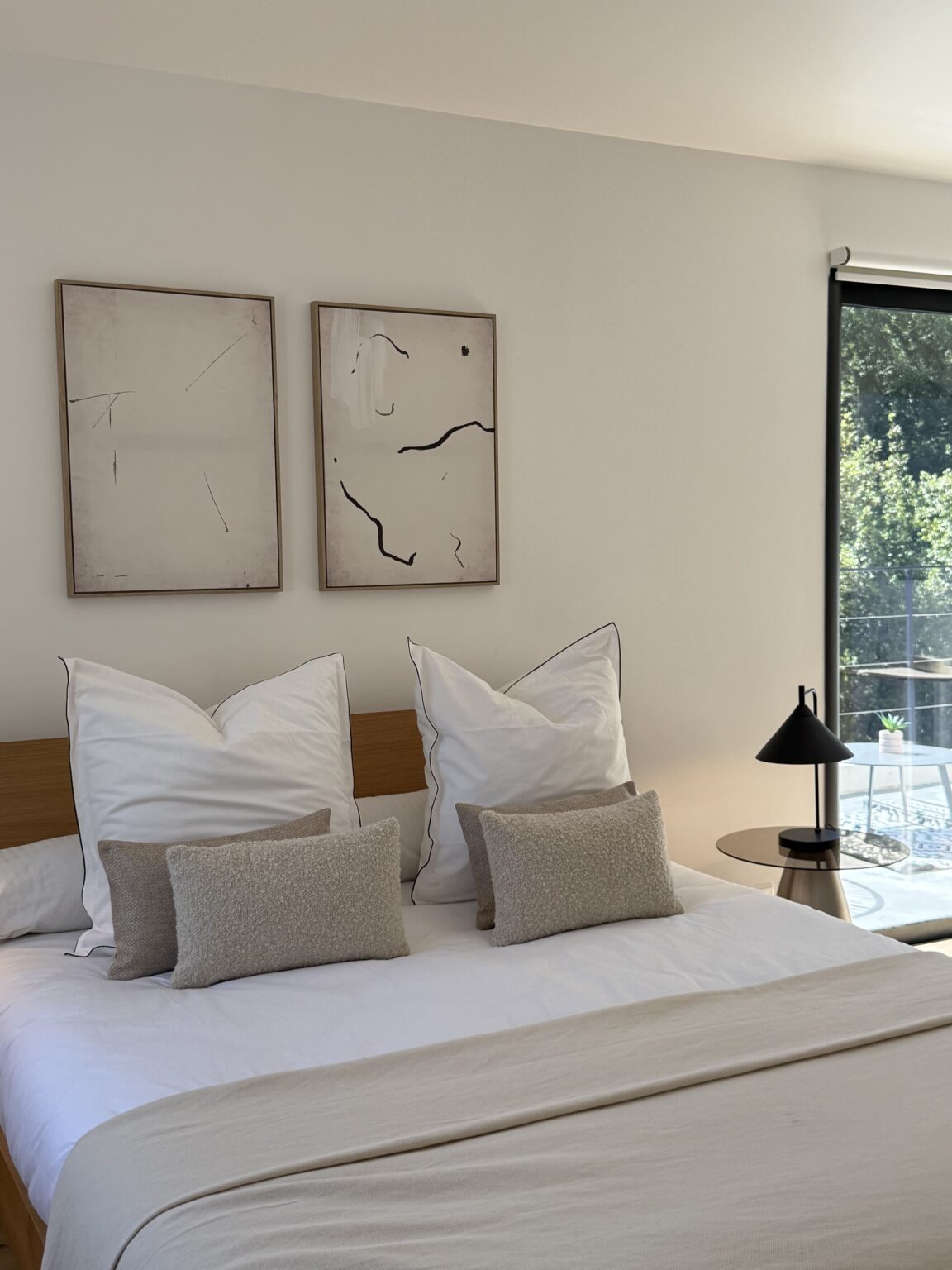 Aménagement d'une chambre – villa Nova à Vence