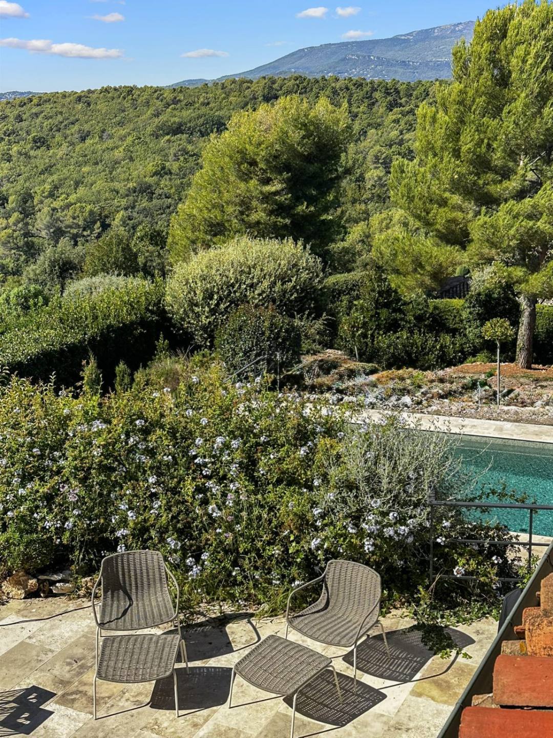 Chaises extérieur Thorvald – villa Villavista à Saint-Paul-de-Vence