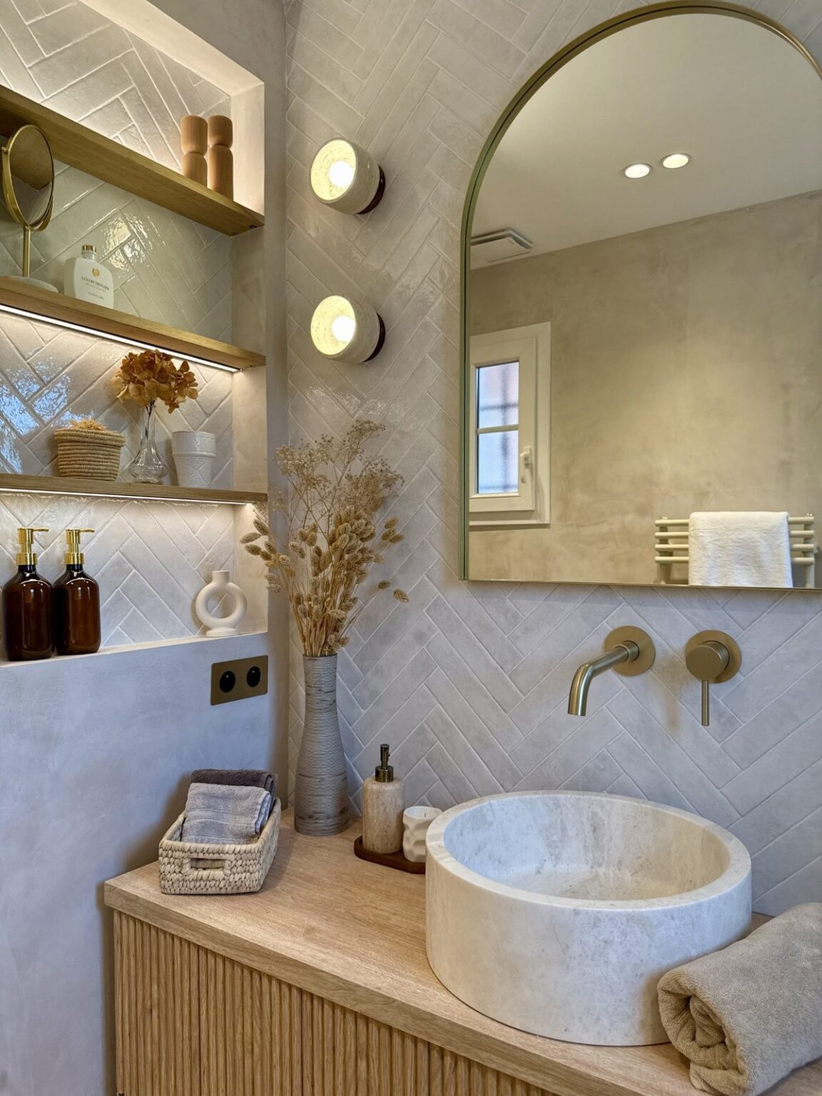 Salle de bain rénovée – suite parentale Lumea à Saint-Paul-de-Vence